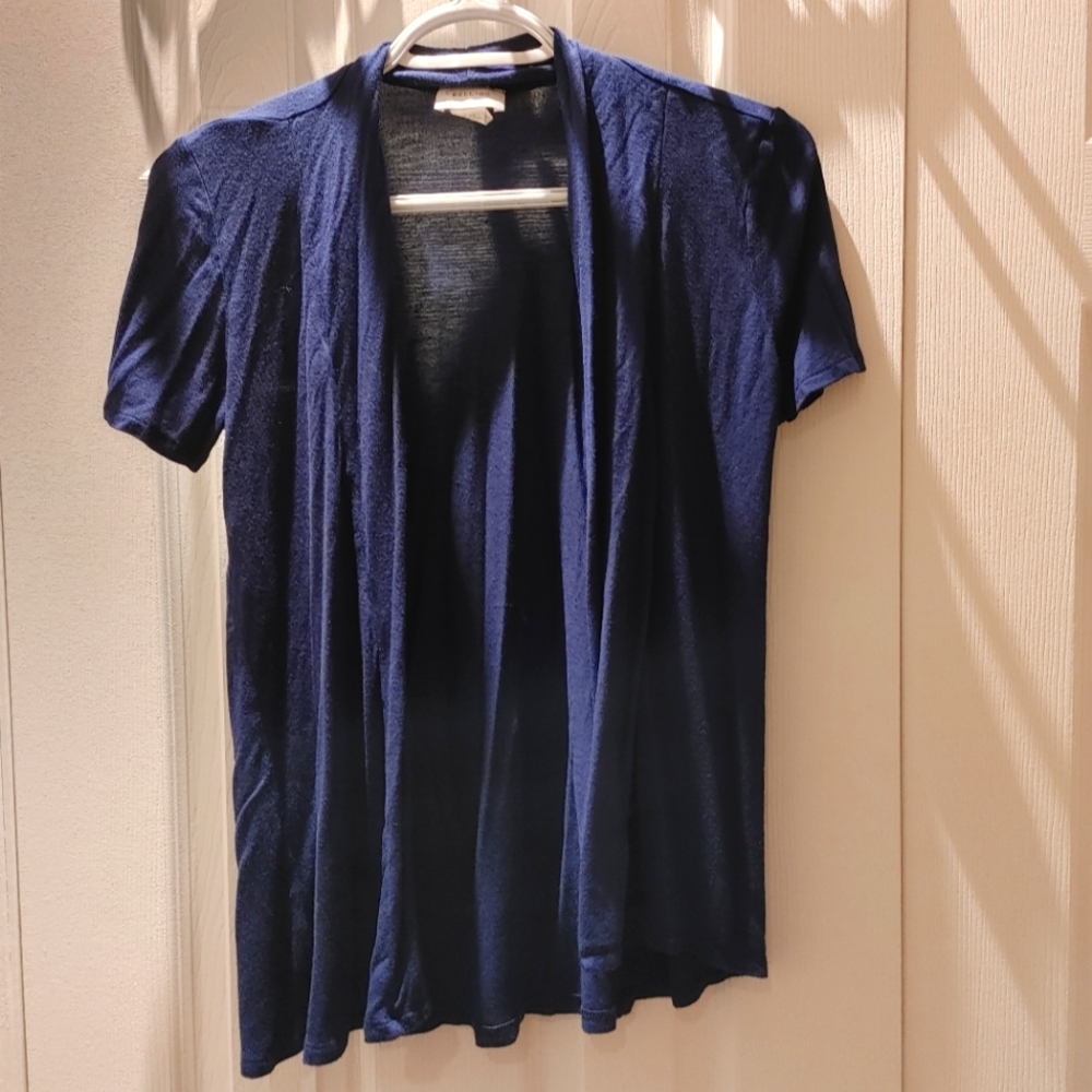 Bellino short sleeve open cardigan